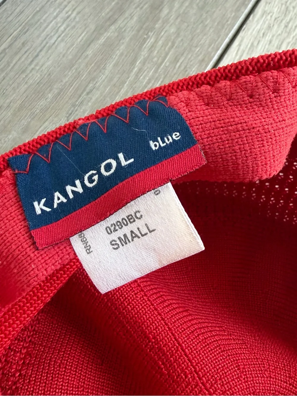 Kangol Tropic 504 Ventair hat in scarlet red
